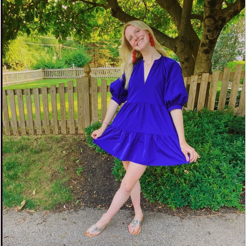 Amanda Uprichard Puff Sleeve Dress